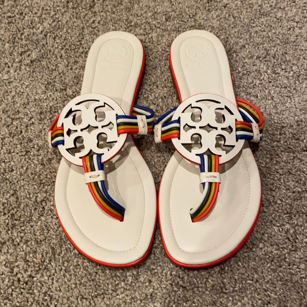 Tory Burch New Ivory/Multi Sandal 7.5